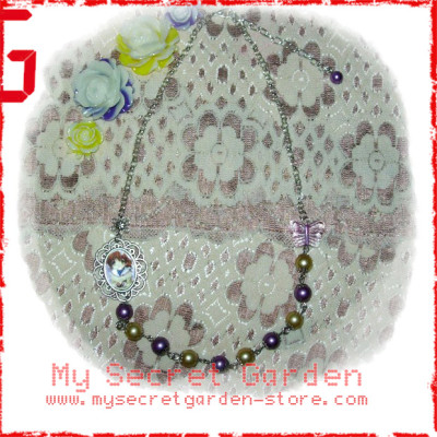 Clannad ( Kuranado ) クラナド Nagisa Furukawa anime Cabochon Necklace 